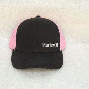 Hurley Pink/Black Trucker Hat - NWT
